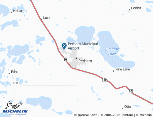 Carte MICHELIN Perham - ViaMichelin