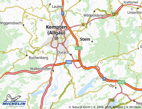 Mappa MICHELIN Durach - ViaMichelin