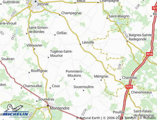 Mapa MICHELIN Vibrac - ViaMichelin