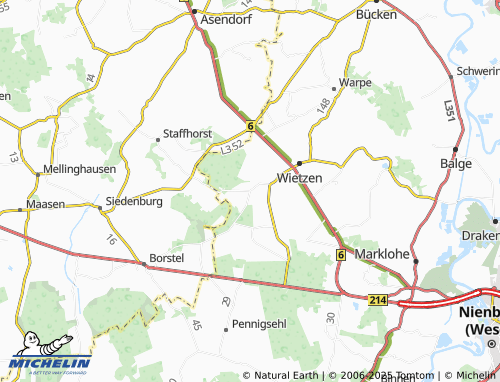 Mapa MICHELIN Langeln - ViaMichelin