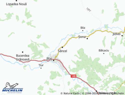 MICHELIN Sâncel map - ViaMichelin
