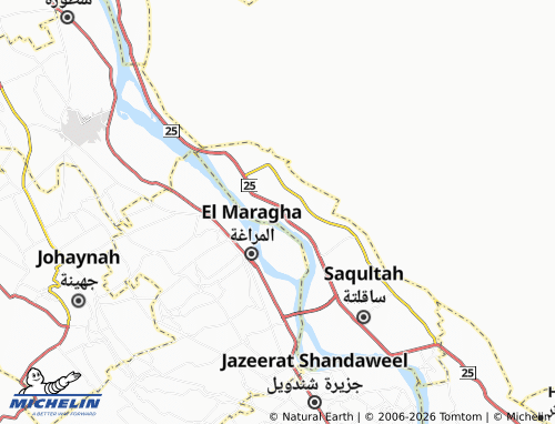 MICHELIN El Farasya map - ViaMichelin