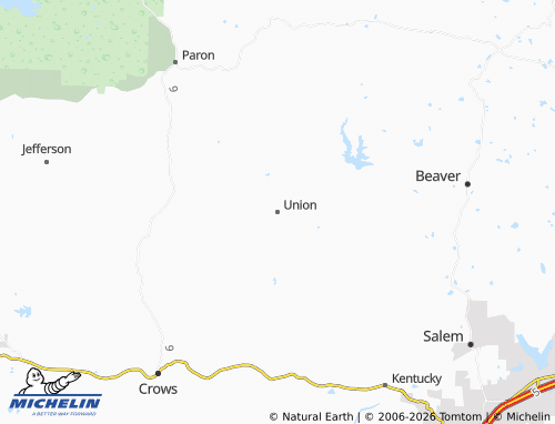 Carte MICHELIN Union - ViaMichelin