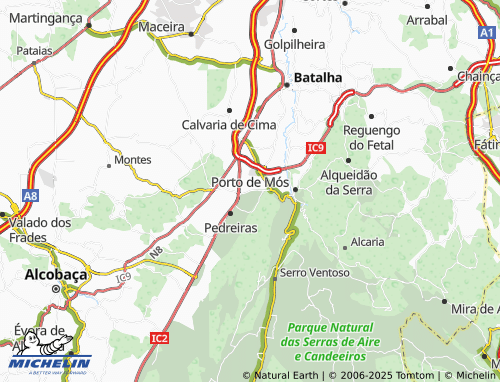 Carte MICHELIN Casais de Baixo - ViaMichelin