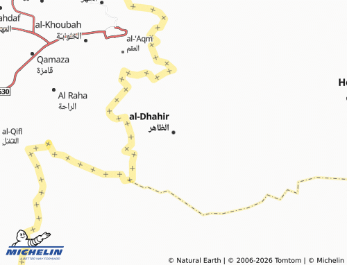 MICHELIN-Landkarte al-Dhahir - ViaMichelin