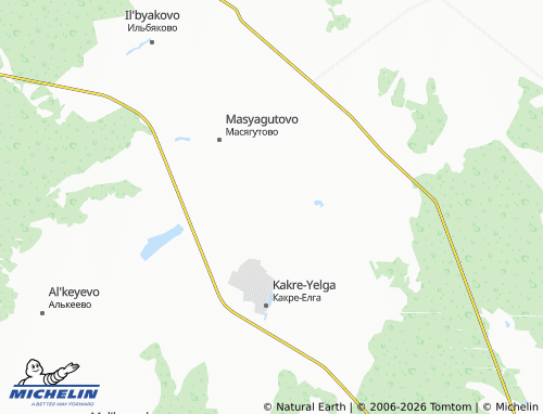 MICHELIN-Landkarte Katimovo - ViaMichelin