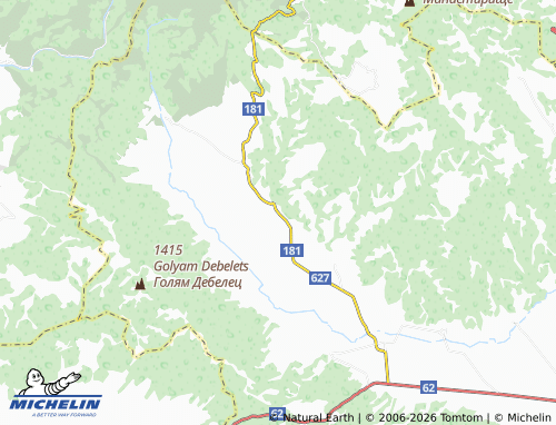 MICHELIN-Landkarte Popovyane - ViaMichelin