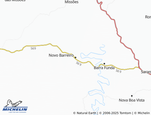 MICHELIN Novo Barreiro map - ViaMichelin