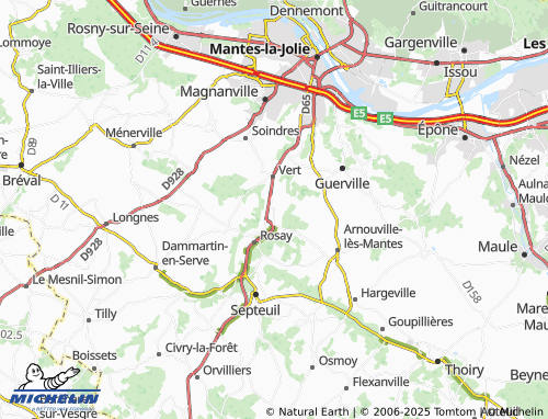 Carte MICHELIN Villette - ViaMichelin