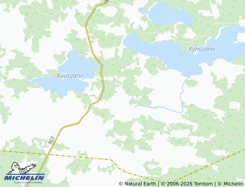 MICHELIN Sirniö map - ViaMichelin