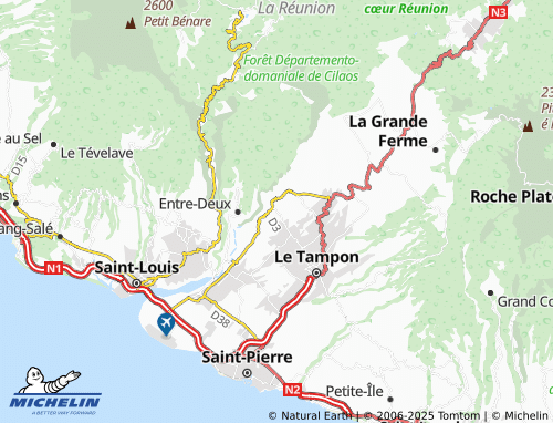 MICHELIN Le Bras de Pontho map - ViaMichelin