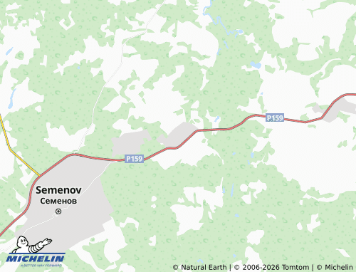 MICHELIN-Landkarte Zimenki - ViaMichelin
