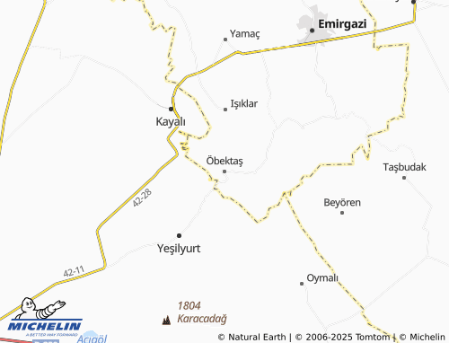 MICHELIN Öbektaş map - ViaMichelin