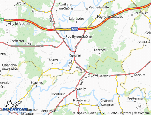 Mapa MICHELIN Jallanges - ViaMichelin