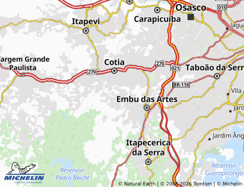 Mapa MICHELIN Capuava - ViaMichelin