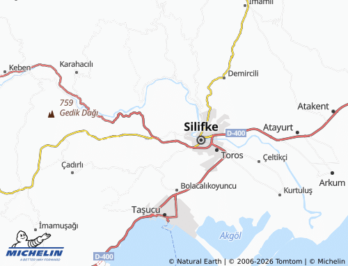 Mappa MICHELIN Tosmurlu - ViaMichelin