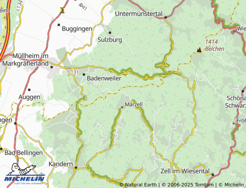MICHELIN-Landkarte Luisenheim - ViaMichelin