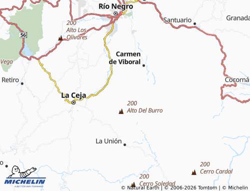 Carte MICHELIN La Milagrosa - ViaMichelin