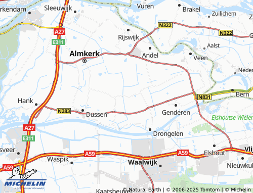 MICHELIN-Landkarte Babyloniënbroek - ViaMichelin