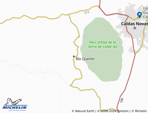 Mappa MICHELIN Rio Quente - ViaMichelin