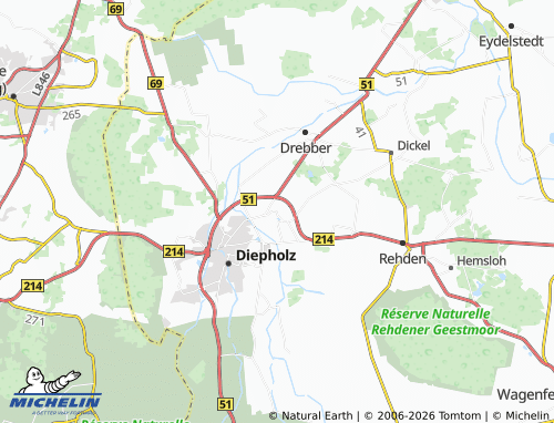 MICHELIN Sankt Hülfe map - ViaMichelin