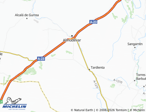 MICHELIN Artasona del Llano map - ViaMichelin
