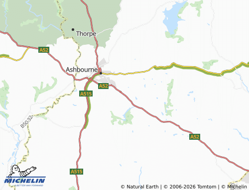 Carte MICHELIN Yeldersley - ViaMichelin