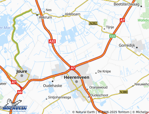 Kaart MICHELIN Luinjeberd - ViaMichelin