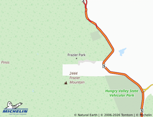 Mappa MICHELIN Frazier Park - ViaMichelin