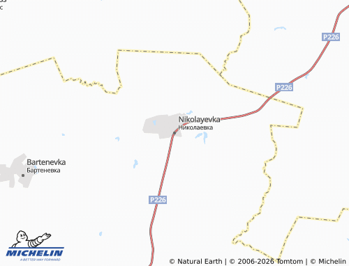 MICHELIN-Landkarte Nikolayevka - ViaMichelin