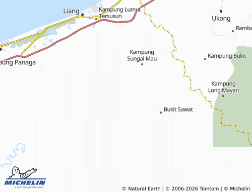 MICHELIN-Landkarte Kampung Bisut - ViaMichelin