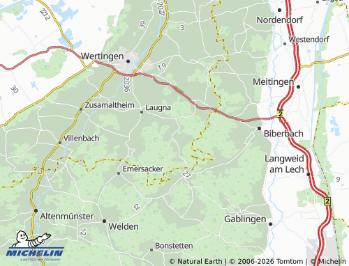 Mappa MICHELIN Osterbuch - ViaMichelin
