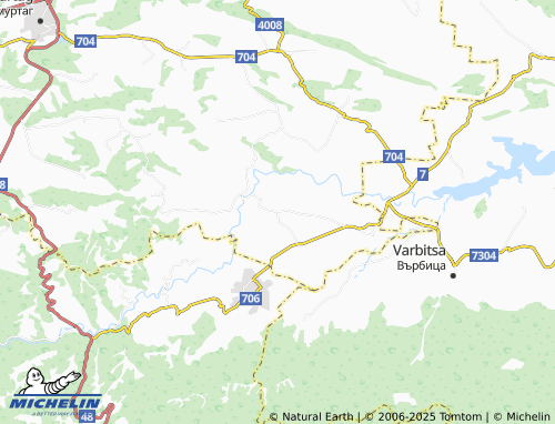 MICHELIN Vrani kon map - ViaMichelin