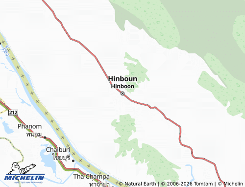 MICHELIN Hinboon map - ViaMichelin