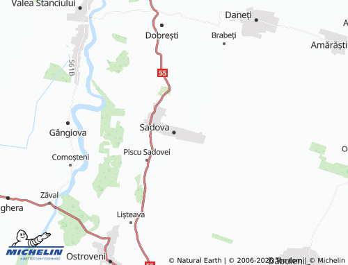 Carte MICHELIN Sadova - ViaMichelin
