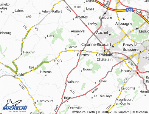 MICHELIN-Landkarte Pressy - ViaMichelin