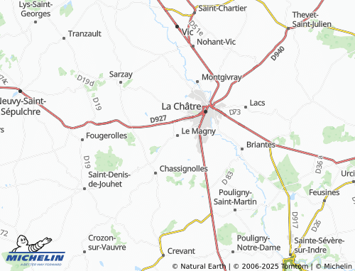 MICHELIN-Landkarte Le Magny - ViaMichelin