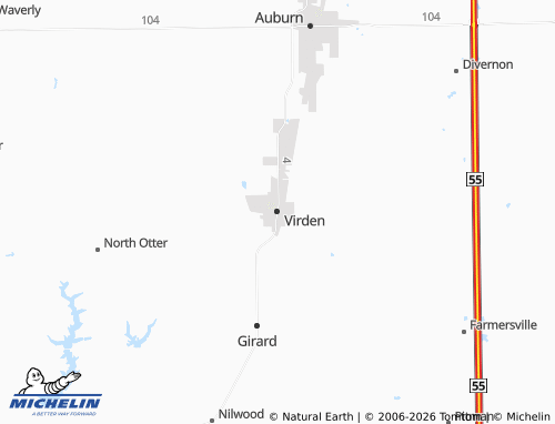 Kaart MICHELIN Virden - ViaMichelin