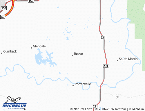 Mappa MICHELIN Reeve - ViaMichelin