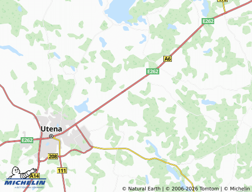 Mappa MICHELIN Vaikutėnai - ViaMichelin