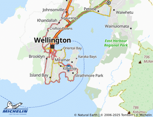 MICHELIN Karaka Bays map - ViaMichelin