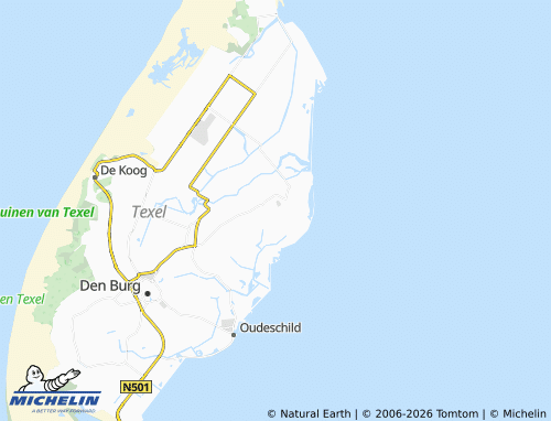 Mapa MICHELIN Oosterend - ViaMichelin