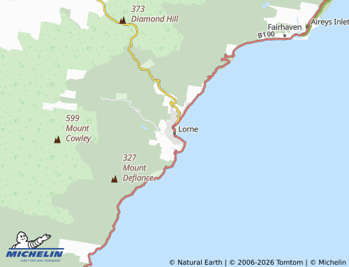MICHELIN-Landkarte Lorne - ViaMichelin
