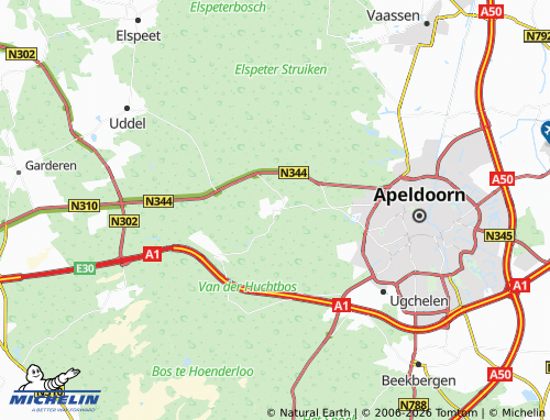 Mapa MICHELIN Hoog Soeren - ViaMichelin