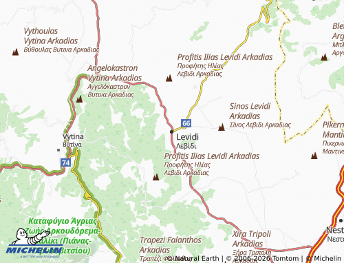 MICHELIN Levidi map - ViaMichelin