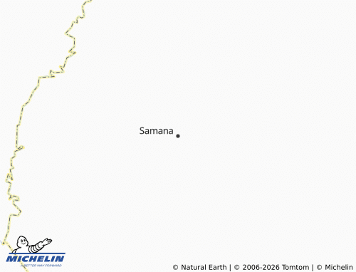 Carte MICHELIN Samana - ViaMichelin