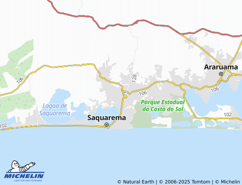 MICHELIN São Geraldo map - ViaMichelin