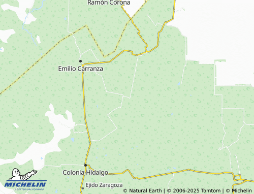 MICHELIN Delicias de López Velarde map - ViaMichelin