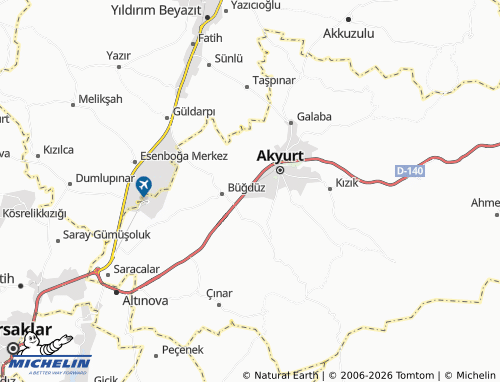 Mappa MICHELIN Timurhan - ViaMichelin