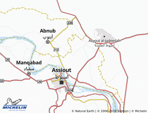 Mapa MICHELIN Bani Aleej - ViaMichelin